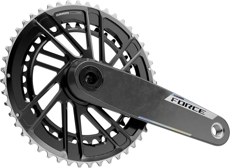 SRAM Force Crankset - 170mm 12-Speed 50/37t 8-Bolt Direct Mount DUB Spindle Carbon E1 - Bicycle Warehouse