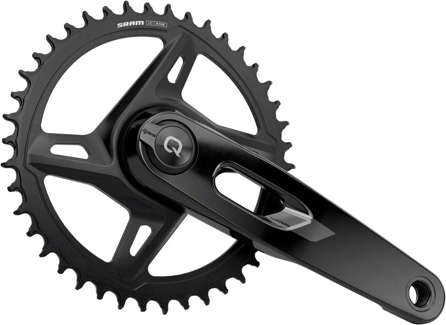 SRAM Rival 1x XPLR AXS Power Meter Wide Crankset - 172.5mm 12/13-Speed 42t 8-Bolt Direct Mount DUB PM Spindle Carbon E1 - Bicycle Warehouse
