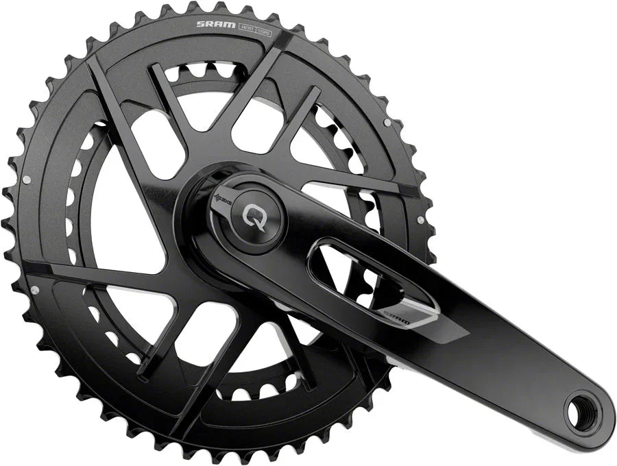 SRAM Rival AXS Power Meter Crankset - 170mm 12-Speed 48/35t 8-Bolt Direct Mount DUB PM Spindle Carbon E1 - Bicycle Warehouse