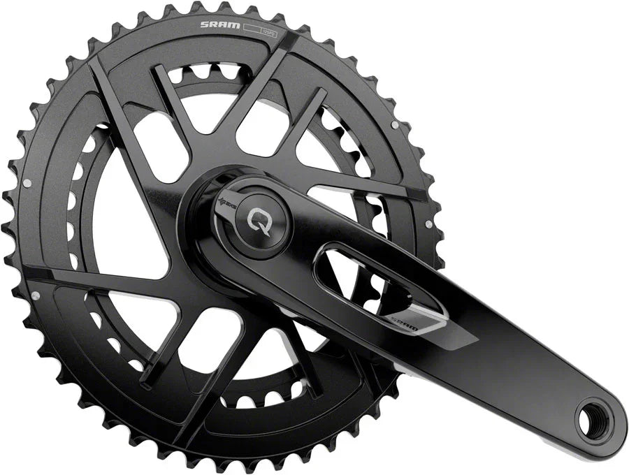SRAM Rival AXS Power Meter Crankset - 170mm 12-Speed 46/33t 8-Bolt Direct Mount DUB PM Spindle Carbon E1 - Bicycle Warehouse