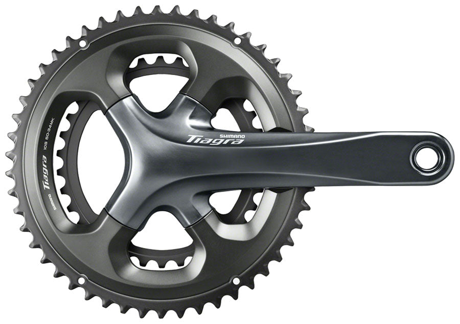 Tiagra FC-4700 Crankset - 172.5mm 10-Speed 48/34t 110 Asymmetric BCD Hollowtech II Spindle Interface Gray - Bicycle Warehouse