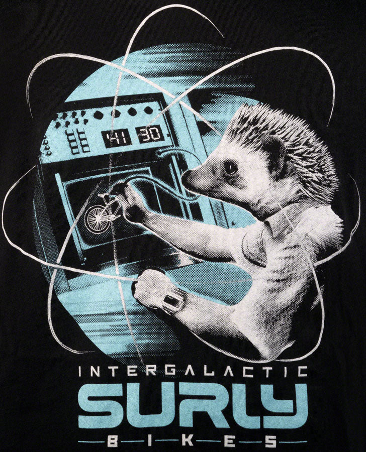 Garden Pig Womens T-Shirt - Black/Gray/Teal Small - Bicycle Warehouse