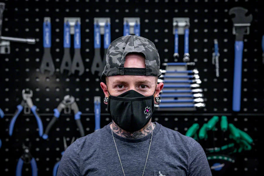 Reusable Face Mask - Black Large - Bicycle Warehouse