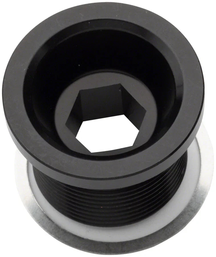 RaceFace CINCH Crank Bolt and Washer Set - M18x15.4 Gloss Black - Bicycle Warehouse