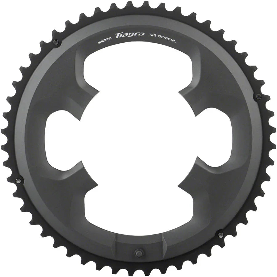 Tiagra FC-4700 Chainring - 52t 110 BCD Asymmetric Black - Bicycle Warehouse