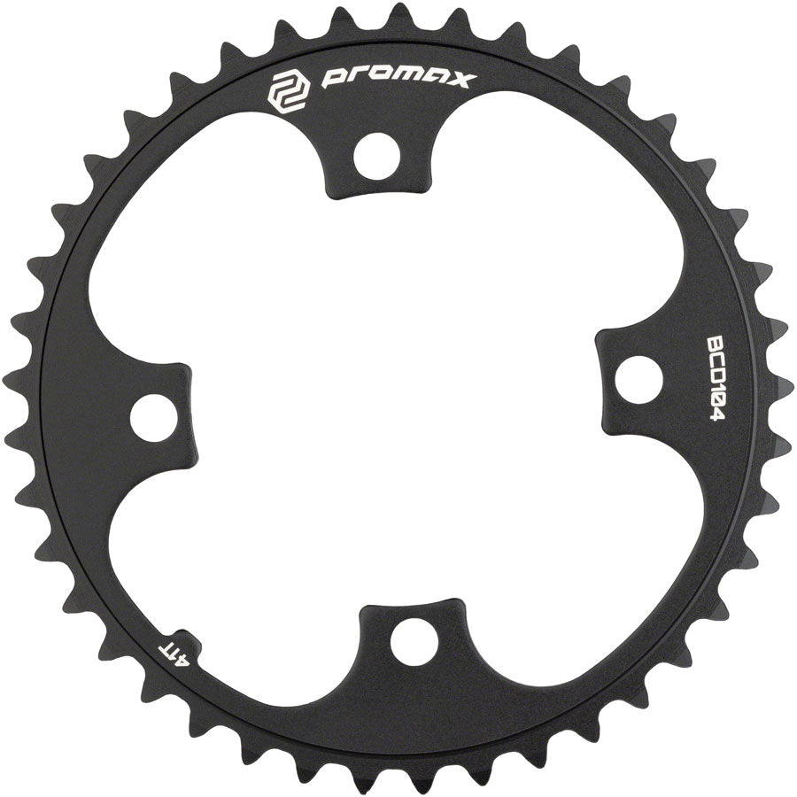 4-Bolt Chainring - 41t 104 BCD Black - Bicycle Warehouse