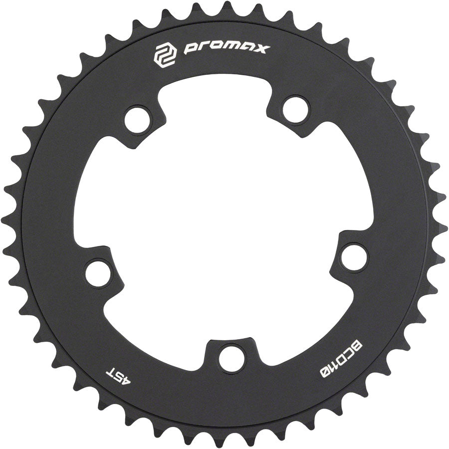 5-Bolt Chainring - 45t 110 BCD Black - Bicycle Warehouse