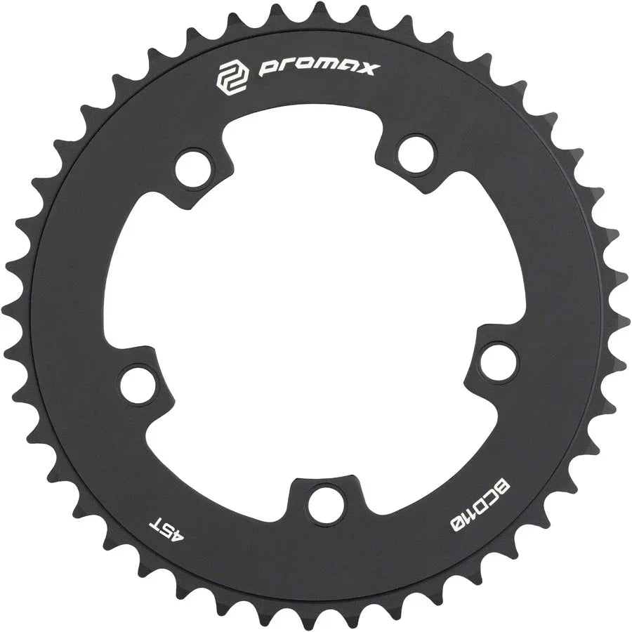 5-Bolt Chainring - 45t 110 BCD Black - Bicycle Warehouse