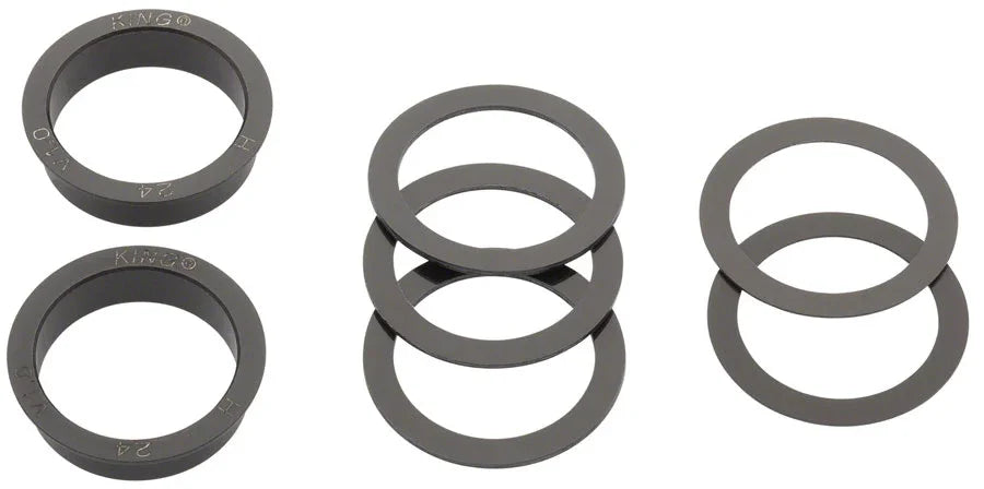 ThreadFit T47 24i Bottom Bracket Fit Kit 4 - T47 For Shimano Hollowtech II BLK - Bicycle Warehouse