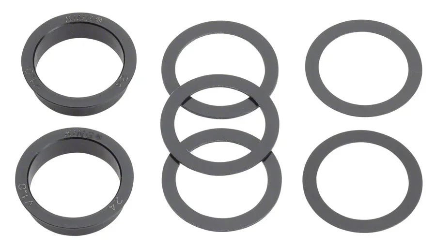 ThreadFit T47 24x Bottom Bracket Fit Kit 4 - T47 For Shimano Hollowtech II BLK - Bicycle Warehouse