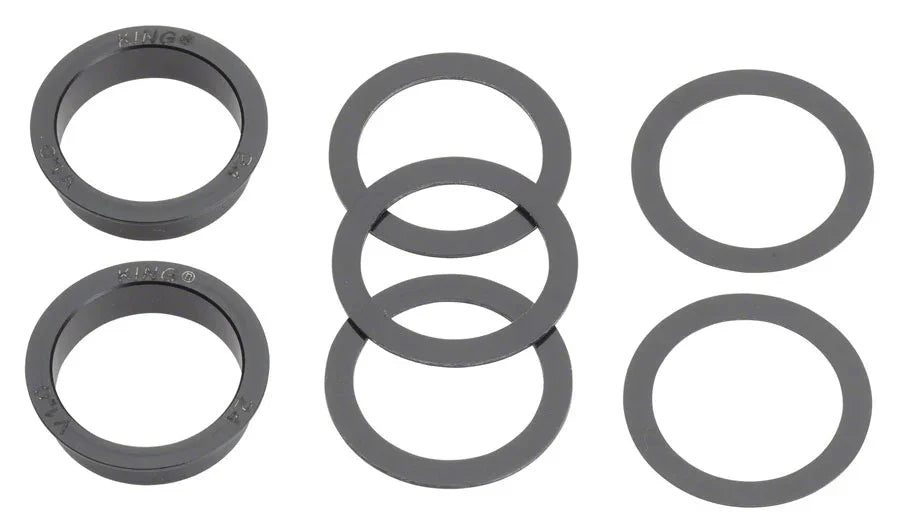 ThreadFit T47 24x Bottom Bracket Fit Kit 4 - T47 For Shimano Hollowtech II Matte Jet - Bicycle Warehouse