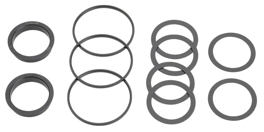 ThreadFit T47 30i Bottom Bracket Fit Kit 5 - T47 For 30mm Spindles BLK - Bicycle Warehouse