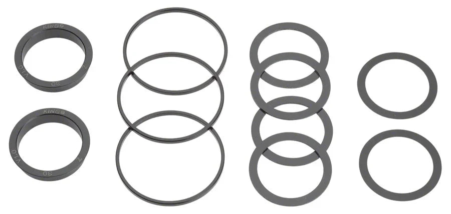 ThreadFit T47 30i Bottom Bracket Fit Kit 5 - T47 For 30mm Spindles Matte Jet - Bicycle Warehouse