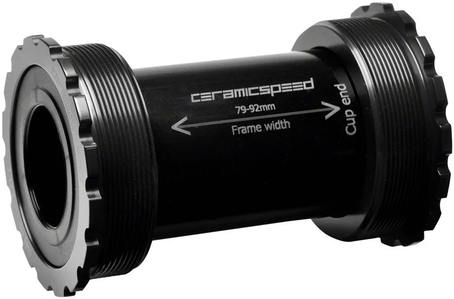 T47/86 Bottom Bracket - Shimano Coated Races Black - Bicycle Warehouse