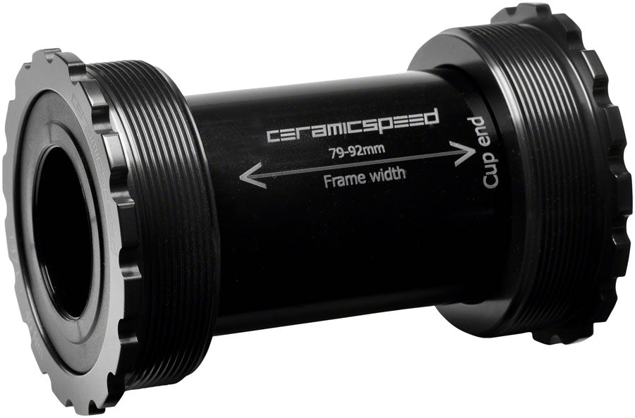 T47/86 Bottom Bracket - SRAM DUB Road Coated Races Black - Bicycle Warehouse