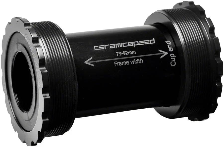 T47/86 Bottom Bracket - SRAM DUB Road Coated Races Black - Bicycle Warehouse