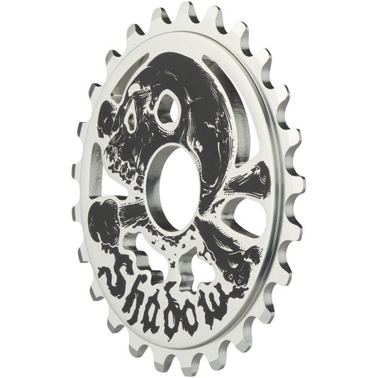 Quality The Shadow Conspiracy Cranium Sprocket 25T Raw Polish - Chainrings - Bicycle Warehouse