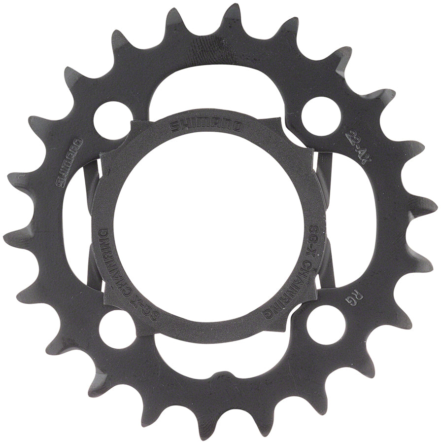 Alivio M4000 Chainring - 22t 64 BCD 4-Bolt 9-Speed Black - Bicycle Warehouse