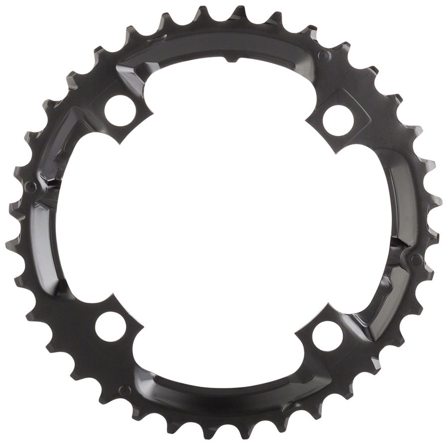 Deore M590 Chainring - 36t 104 BCD 4-Bolt 9-Speed Black - Bicycle Warehouse