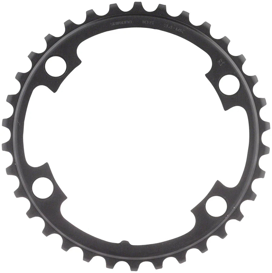 Tiagra FC-4700 Chainring - 34t 110 BCD Asymmetric Black - Bicycle Warehouse