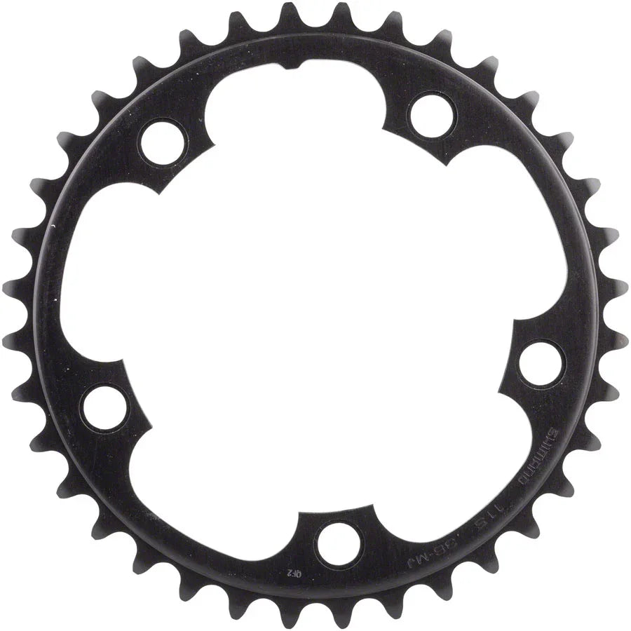 RS500 Chainring - 36t 110 BCD 5-Bolt 11-Speed Black - Bicycle Warehouse