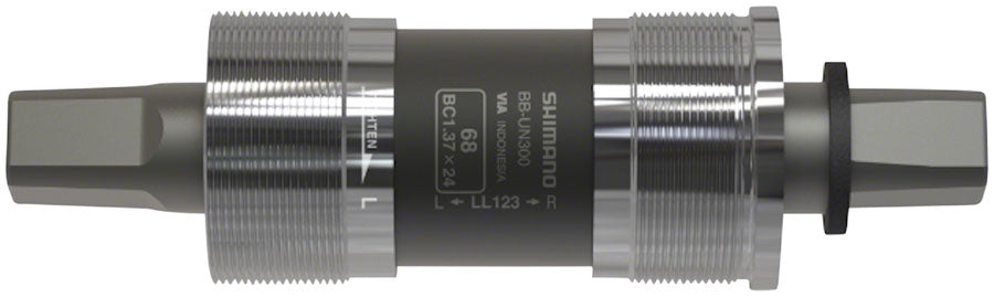 BB-UN300 Bottom Bracket - English 68 x 117.5mm Spindle Square Taper JIS - Bicycle Warehouse
