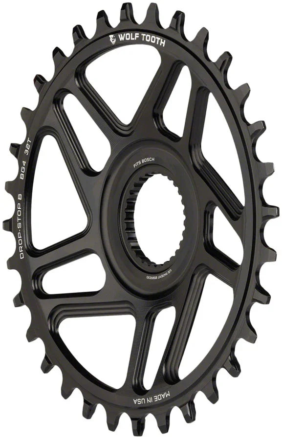Bosch Gen 4 Direct Mount Chainring - Drop-Stop B 34T Black - Bicycle Warehouse