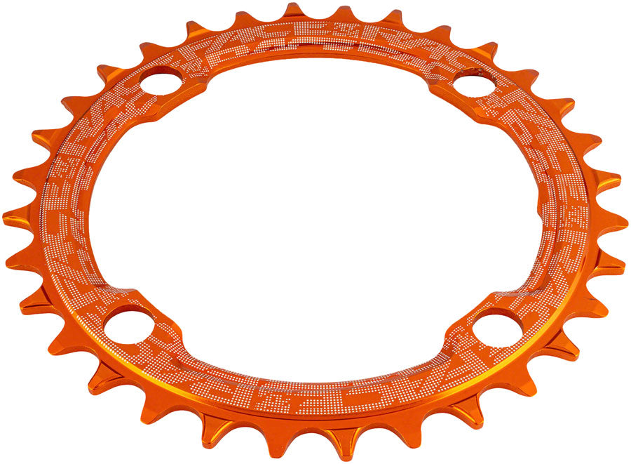 RaceFace 1x Narrow Wide Chainring - 36t 104 BCD 10-12 Speed 7075 Aluminum Orange - Bicycle Warehouse
