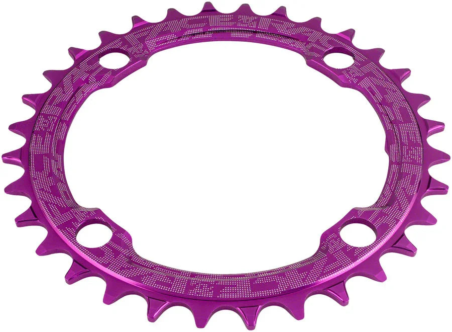 RaceFace 1x Narrow Wide Chainring - 36t 104 BCD 10-12 Speed 7075 Aluminum Purple - Bicycle Warehouse