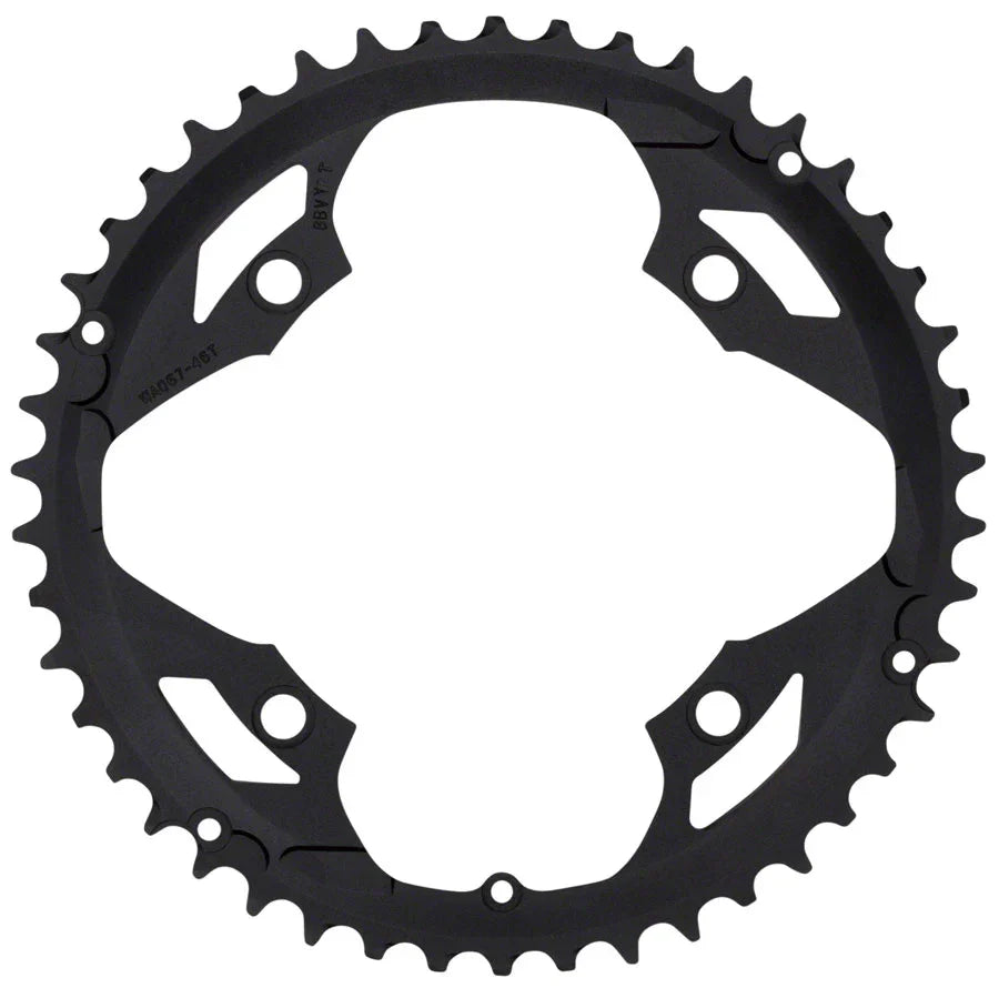 Full Speed Ahead Omega/Vero Pro Road Chainring - 46t 120mm BCD Black - Bicycle Warehouse