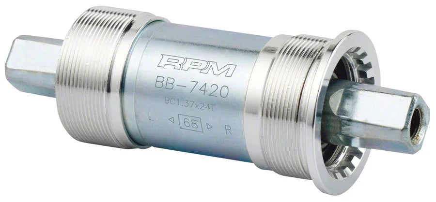 Full Speed Ahead Italian JIS Bottom Bracket - Italian 70x122.5mm Silver - Bicycle Warehouse