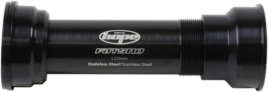 PressFit 41 Bottom Bracket - 121mm Fat Bike For 24mm Spindle Stainless BLK - Bicycle Warehouse