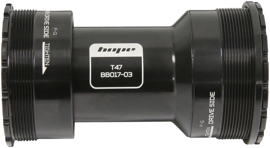 T47 Bottom Bracket Bottom Bracket - 86/92mm For 30mm Spindle Stainless BLK - Bicycle Warehouse