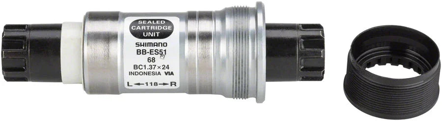 ES51 68 x 118mm Octalink V2 Spline English Bottom Bracket - Bicycle Warehouse