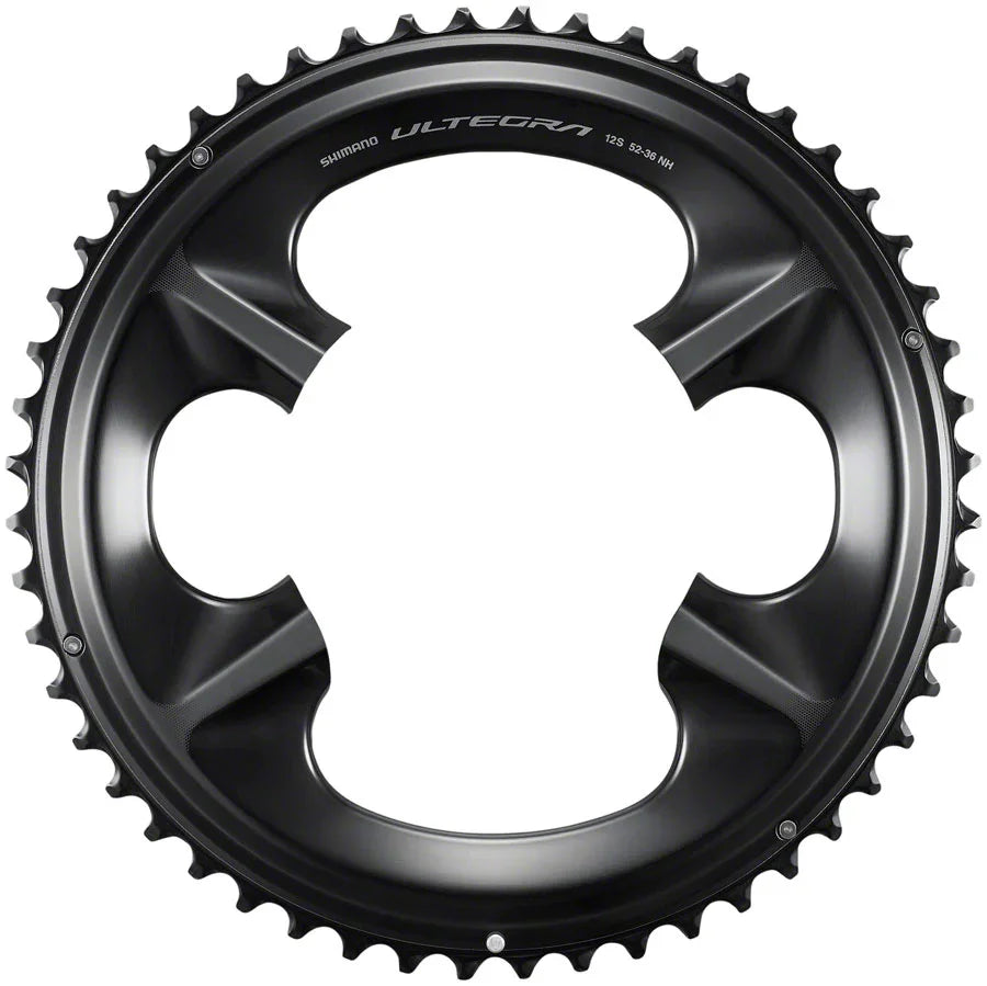 Ultegra FC-R8100 12-Speed Chainring - 52t Asymmetric 110 BCD BLK NH - Bicycle Warehouse