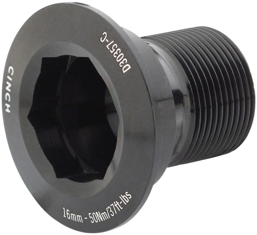 RaceFace M18 Crank Bolt - 15SX/Atlas/SixC CINCH/No Puller - Bicycle Warehouse