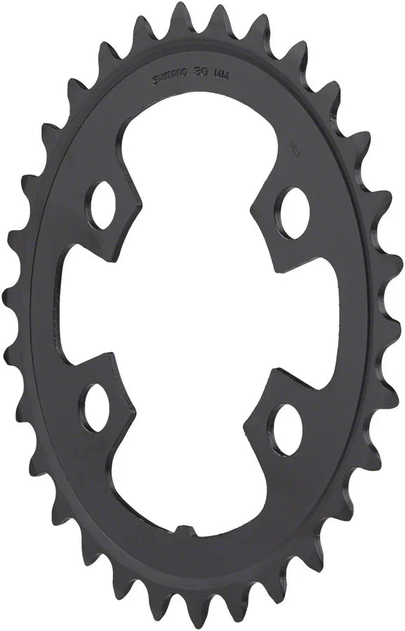 Tiagra FC-4703 10-Speed Chainring - 30t Asymmetric 74 BCD Black - Bicycle Warehouse