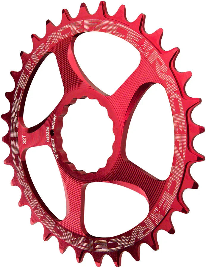 RaceFace Narrow Wide Chainring: Direct Mount CINCH 26t Red - Bicycle Warehouse