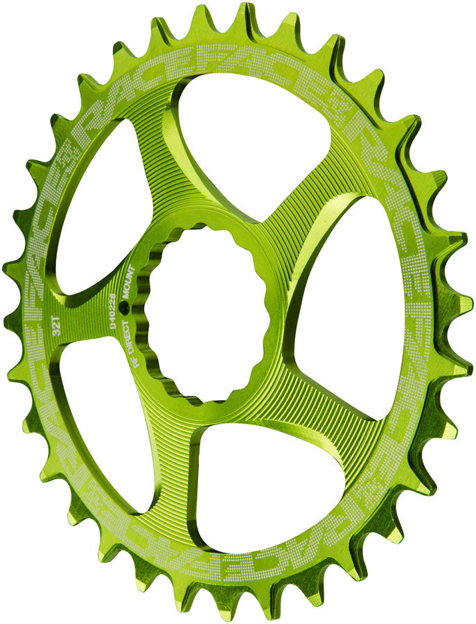 RaceFace Narrow Wide Chainring: Direct Mount CINCH 34t Green - Bicycle Warehouse