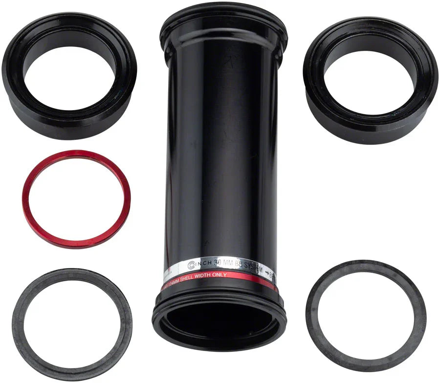 RaceFace CINCH BB124 Bottom Bracket 41mm ID x 124mm Shell x 30mm Spindle Double Row Bearing External Seal - Bicycle Warehouse