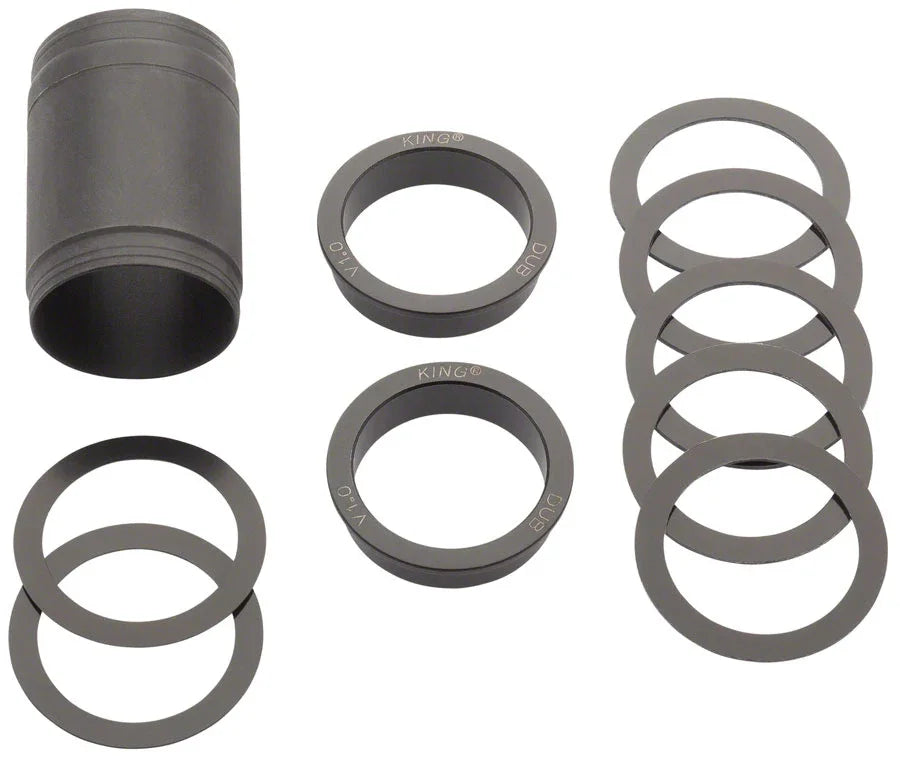 ThreadFit 30 Bottom Bracket Fit Kit 2 - English For DUB Road Matte Jet - Bicycle Warehouse
