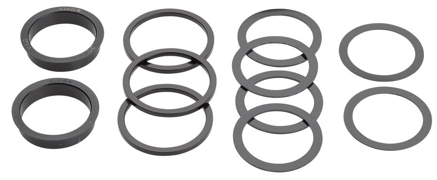 ThreadFit 30 Bottom Bracket Fit Kit 3 - English For 30mm Spindles Matte Turquoise - Bicycle Warehouse