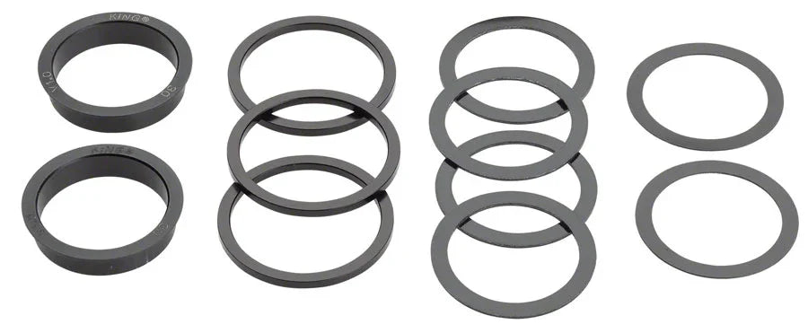 ThreadFit 30 Bottom Bracket Fit Kit 3 - English For 30mm Spindles Matte Turquoise - Bicycle Warehouse
