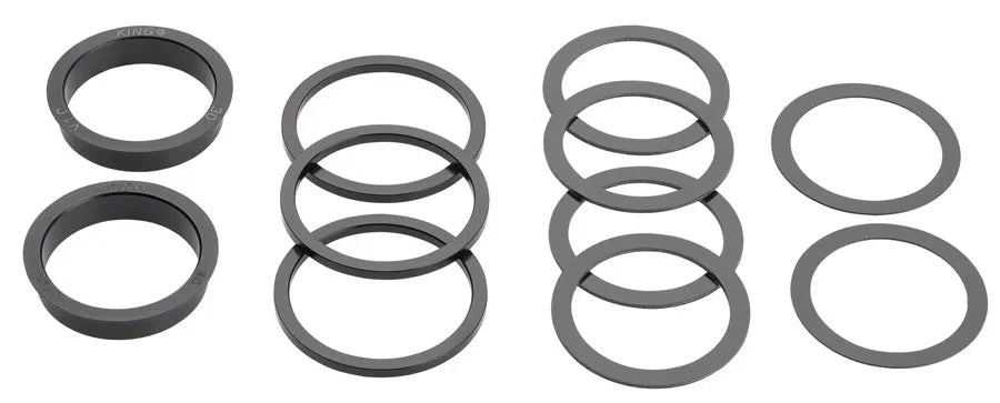 ThreadFit 30 Bottom Bracket Fit Kit 3 - English For 30mm Spindles Silver - Bicycle Warehouse