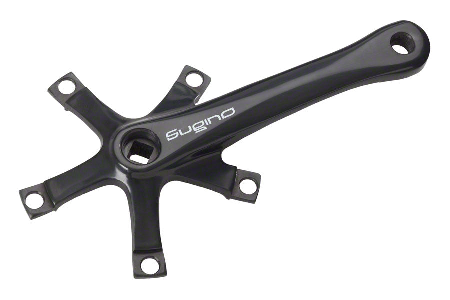 RD2 Crank Arm Set - 165mm Single Speed 130 BCD Square Taper JIS Spindle Interface BLK - Bicycle Warehouse