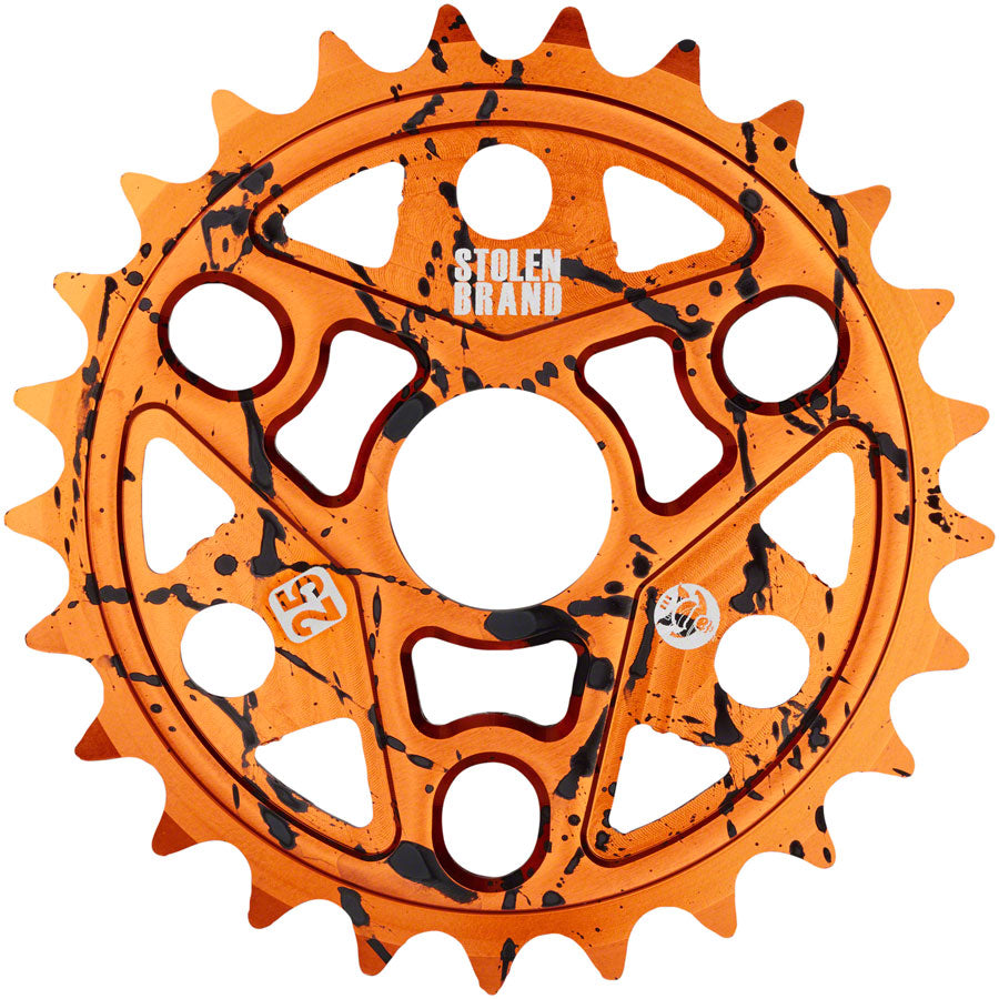 Sumo III Sprocket - 25t 6.0mm Thickness Aluminum Orange - Bicycle Warehouse