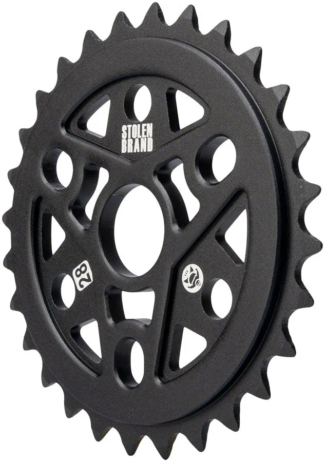 Sumo III Sprocket - 28t 6.0mm Thickness Aluminum Black - Bicycle Warehouse