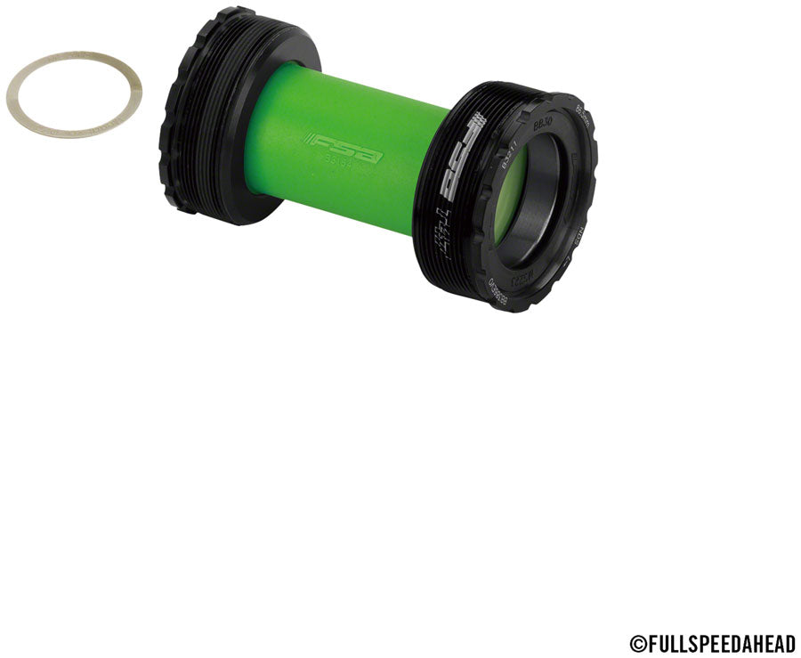 Full Speed Ahead BB-6002 T47 Bottom Bracket - T47 86.5mm Shimano Hollowtech II Spindle Interface BLK - Bicycle Warehouse