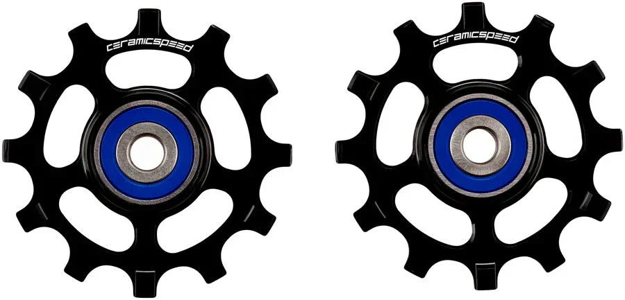 Pulley Wheels Shimano 11-Speed - 12 Tooth Narrow Wide Alloy BLK - Bicycle Warehouse