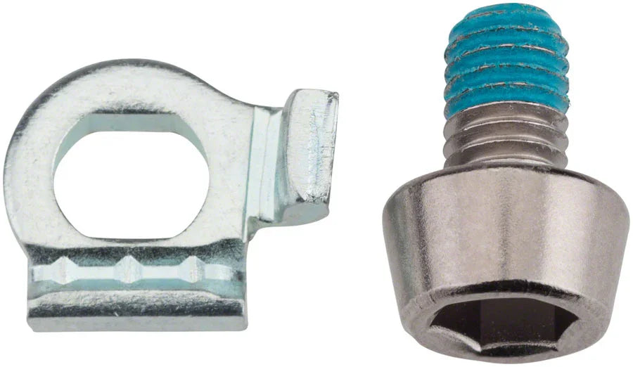 Claris RD-R2000 Rear Derailleur Cable Fixing Bolt & Plate A - Bicycle Warehouse